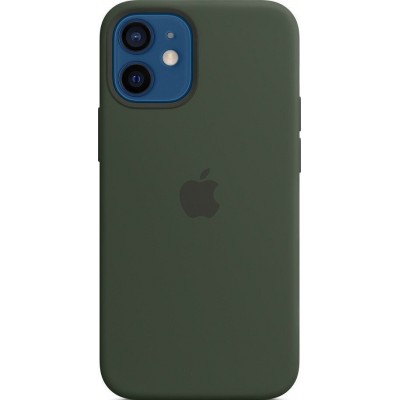 Накладка Apple iPhone 12 Mini Silicone Case Magsafe Dark Green