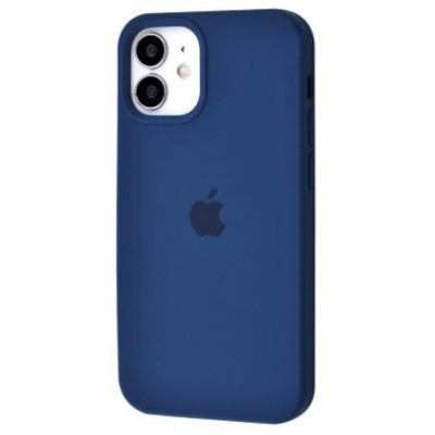 Накладка Apple iPhone 12 Mini Silicone Case Blue Cobalt