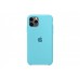 Накладка iPhone 11 Pro Max Silicone Case Azure (Middle)