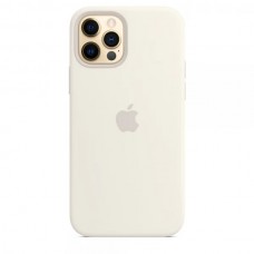 Накладка Silicone Case для Apple iPhone 12 Pro Max White (Middle)