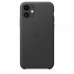 Накладка iPhone 11 Leather Case Black