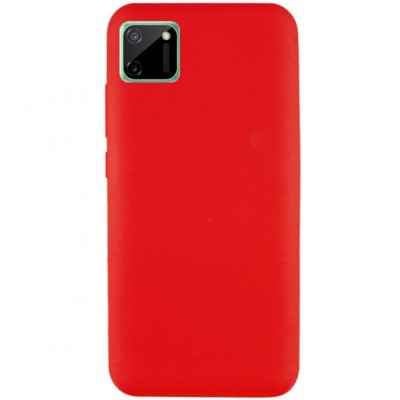 Накладка Realme/Oppo C11 Silicone Case High Copy Red